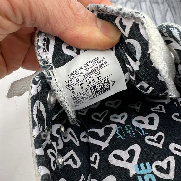 Converse Shoes Womens 6 White Canvas CTAS Madison Ox Skateboarding Sneakers - Picture 11 of 14